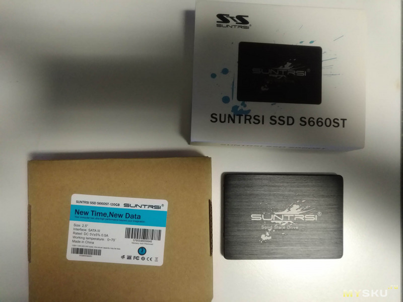 SSD Suntrsi S660ST 120Gb мини-обзор