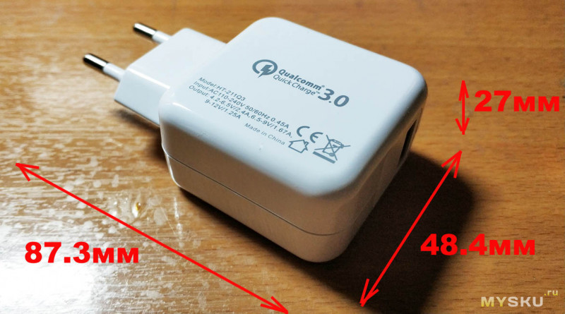Зарядное устройство Suntaiho QC3.0 Single USB EU Charger. Взглянем, что же внутри.
