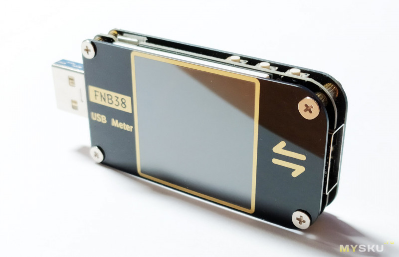 USB-тестер Fnirsi FNB38 - продвинутая новинка с полным набором портов и широкими возможностями (автоматический триггер, Type-c, внешнее питание, обновление ПО и т.д.)