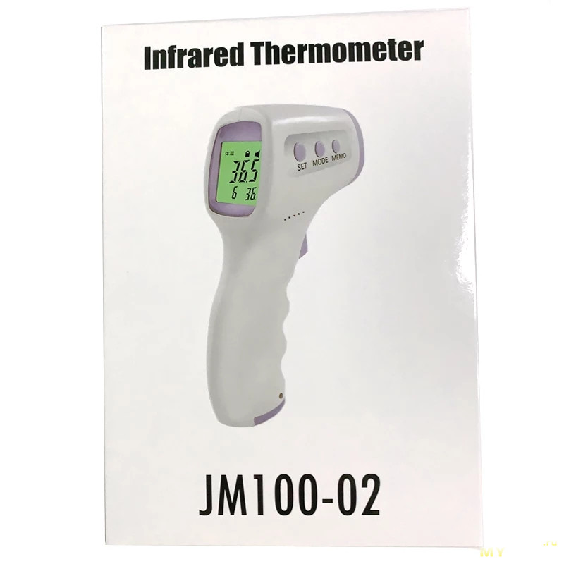 Бесконтактный термометр JM-100-02 по акции за 16.11$