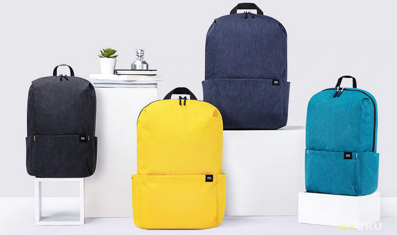 Качественные рюкзаки Xiaomi Bag 10L по акции от 5.96$