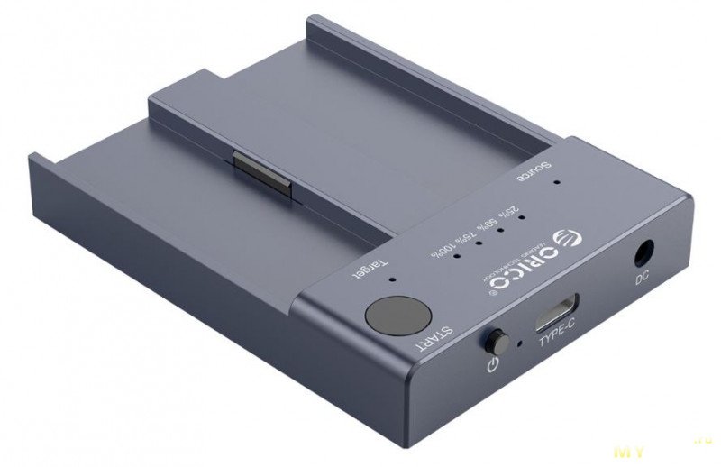 Внешний корпус ORICO для двух SSD накопителей формата M.2 NVME - за 82.37$