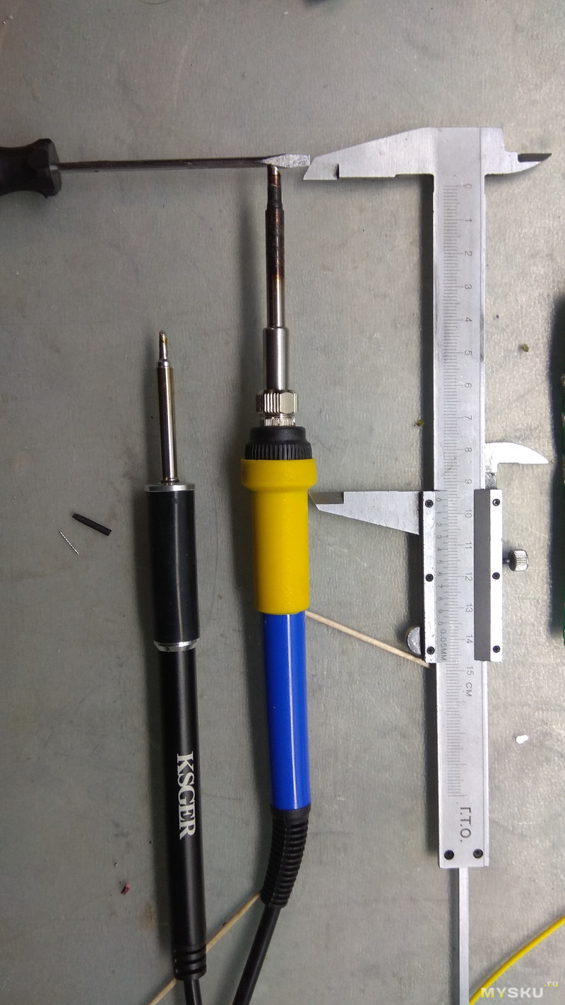 Обзор/сравнение алюминиевой ручки FX9501 для паяльных станций на STM32 и немного о жалах к ним.