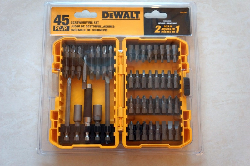 Набор DEWALT DW2166 для шуруповерта из 45 предметов