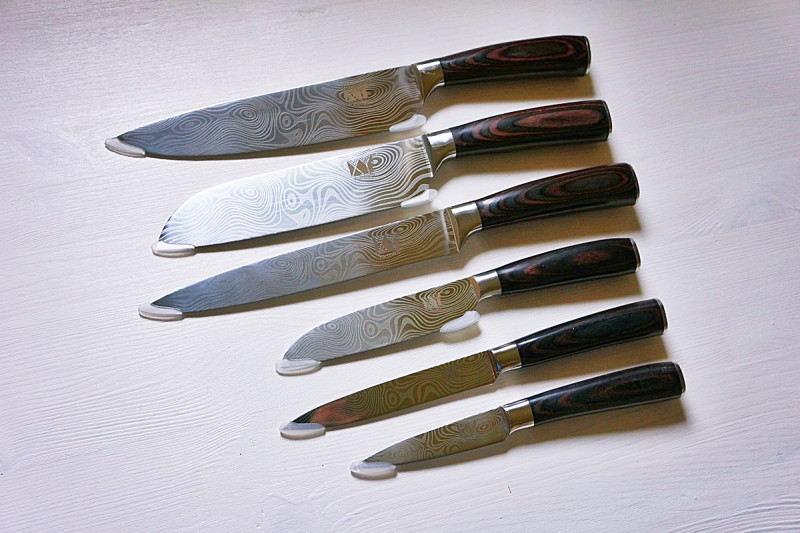 Набор из 6 кухонных ножей