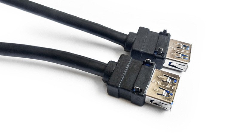 USB 3.0 кабель с двумя портами для передней панели корпуса ПК