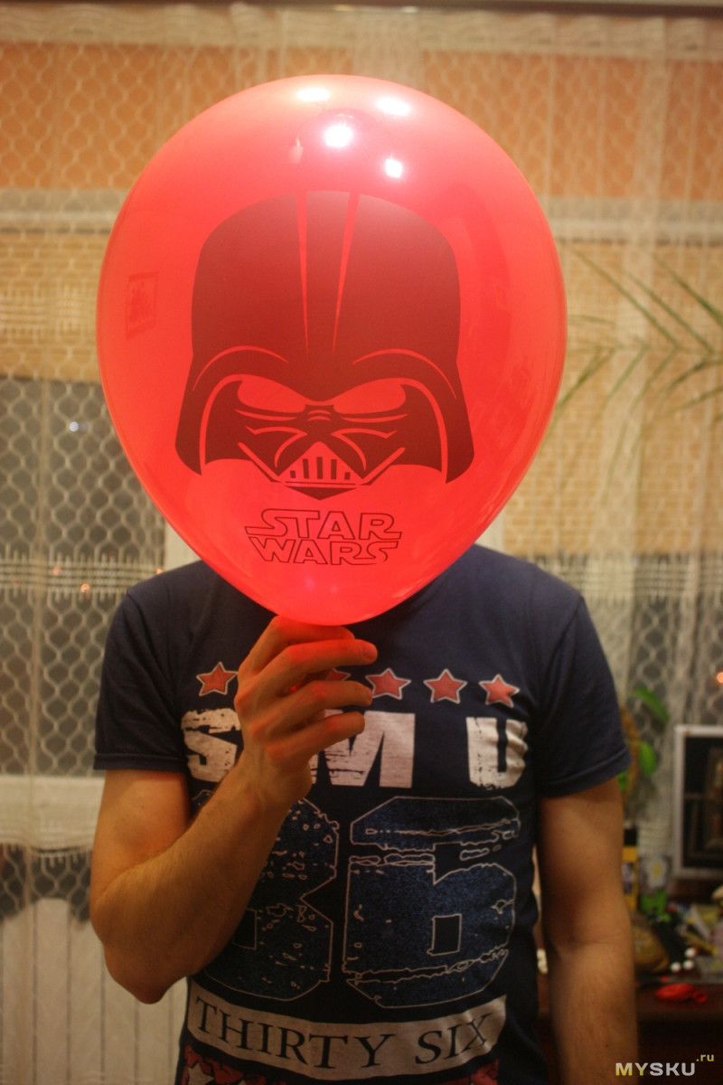 Надувные шары с принтами по тематике "Звездных войн"