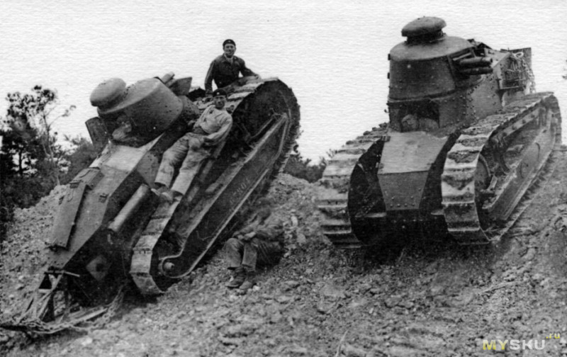 Лучший танк Первой мировой войны Renault FT из кубиков "лего"
