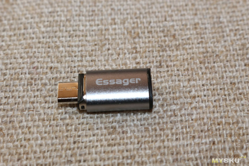 Магнитный адаптер с возможностью передачи данных для micro-USB шнурка