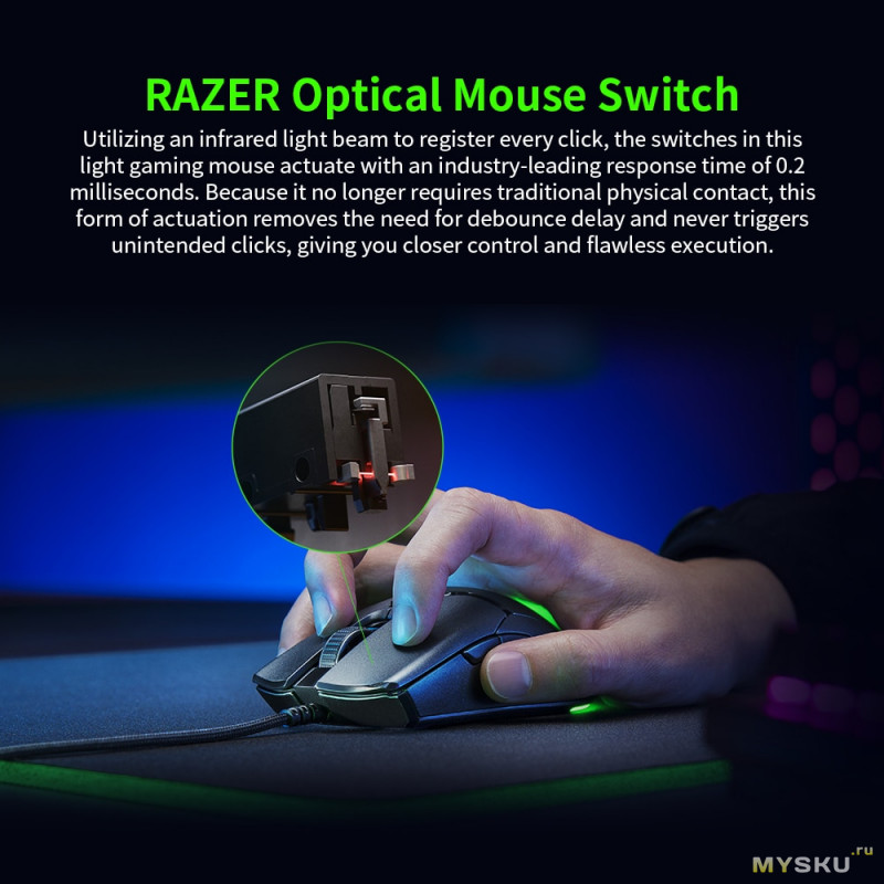 Игровая мышь Razer Viper Mini за 33.91$