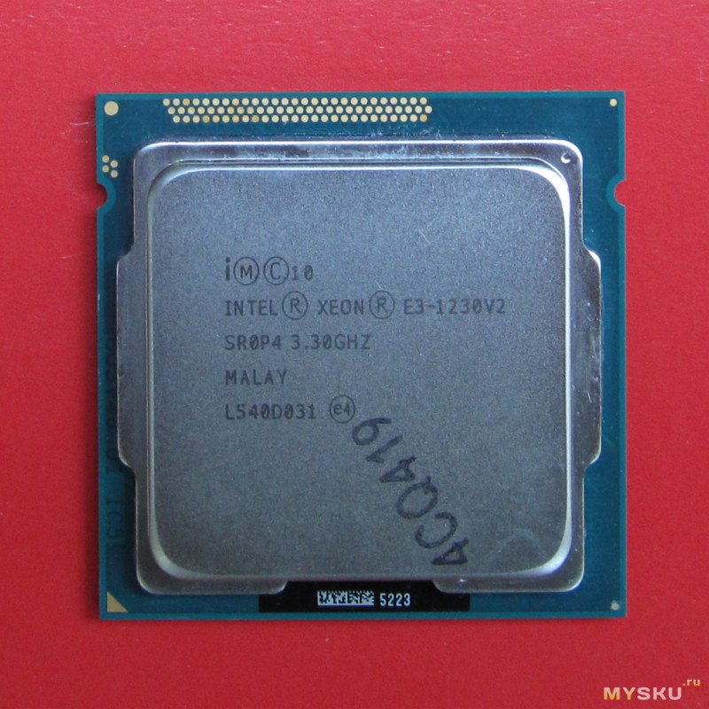 Процессор Xeon E3-1230 V2: один из лучших для LGA1155