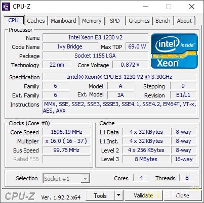 Процессор Xeon E3-1230 V2: один из лучших для LGA1155
