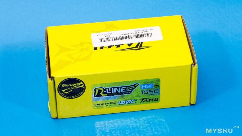 RC аккумулятор для FPV гонок – Gens Tattu R-Line 15.2V 1550mAh 100C 4S1P