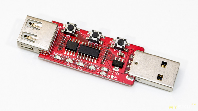 Электронная нагрузка (35W) совмещённая с USB тестером, плюс триггер с поддержкой QC2.0/3.0