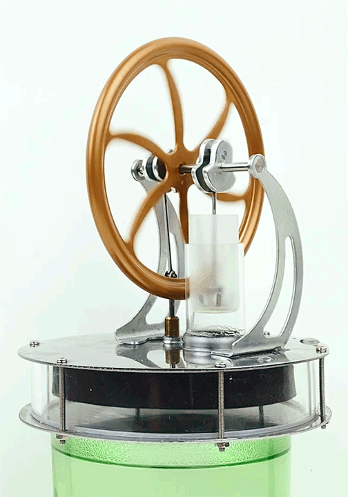 Модель низкотемпературного двигателя Стирлинга