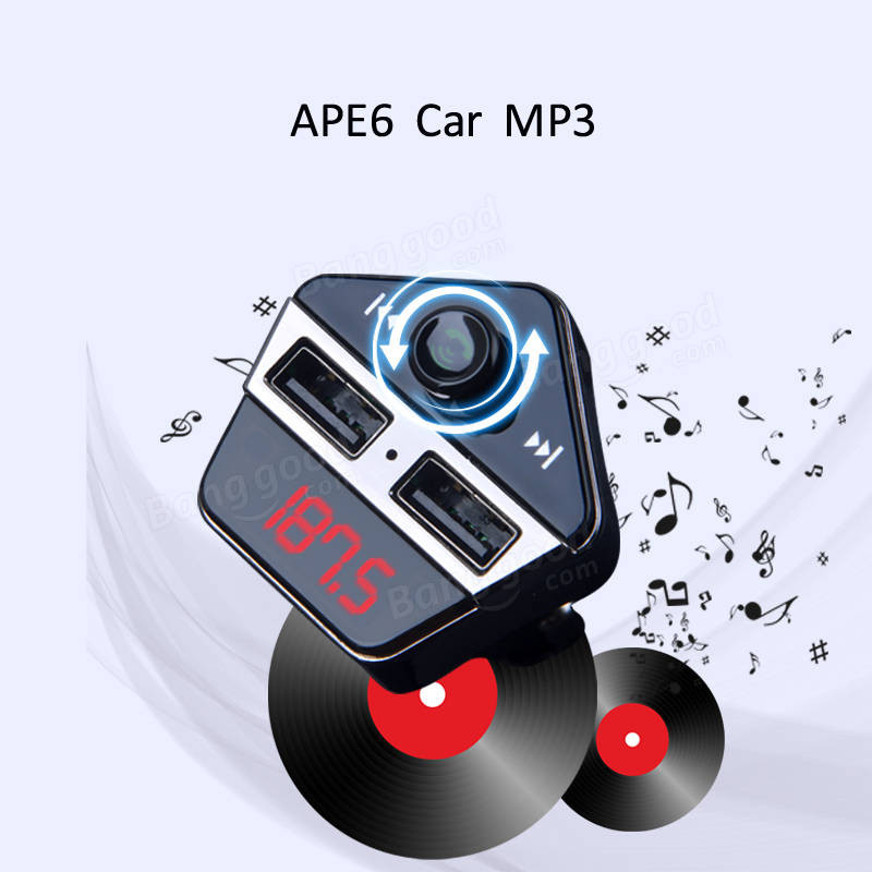APE6 - FM предатчик, аудио плеер с USB, microSD и BT, громкая связь, зарядка, вольтметр и даже попытка поиска забыл где запаркованной машины