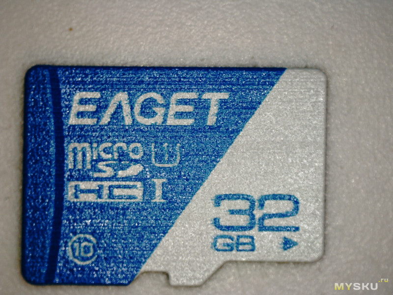 EAGET T1 Class 10 (да) 80MB/s (ложь) TF Card 32GB