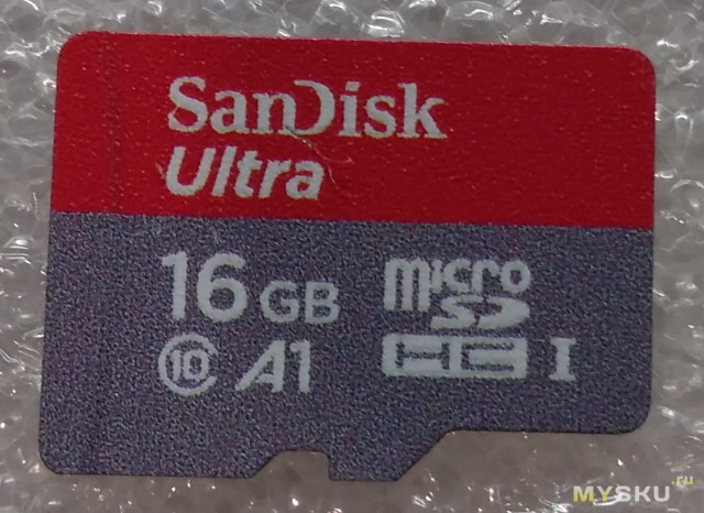 Карта памяти Sandisk Micro SD 16 GB