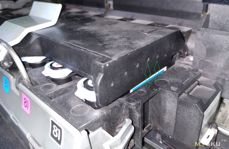 Заправка головок плоттера HP DJ 5000ps - когда надо быстро.