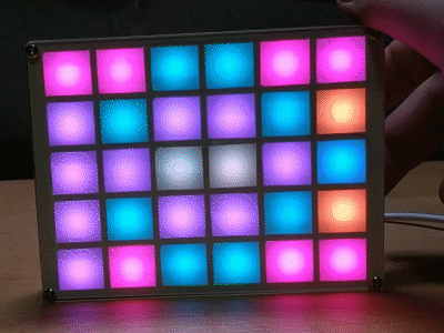 Geekcreit® RGB светомузыка с часами -  DIY набор для сборки.