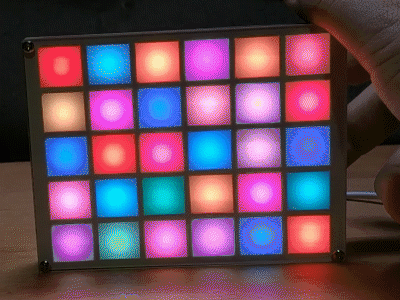 Geekcreit® RGB светомузыка с часами -  DIY набор для сборки.