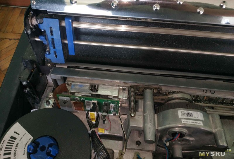 Мелкий ремонт линейно-матричного принтера OKI MX1100