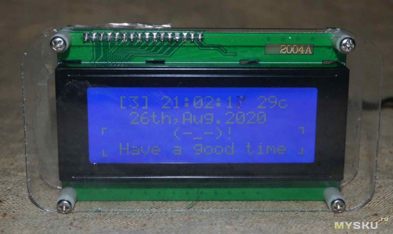 Geekcreit®  DIY Часы с большим экраном на DS3231 и спектральный анализатор музыки.