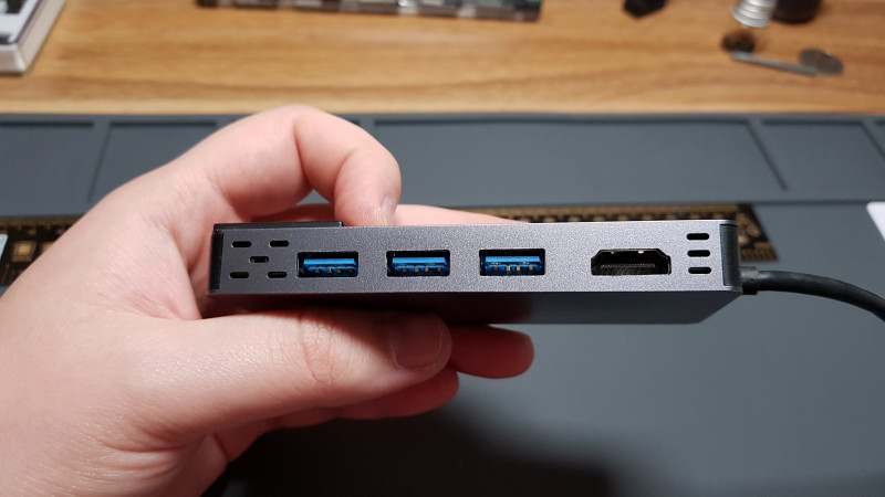 Безликий Type-C USB RJ45 HUB для MacBook Pro с 1000Mbps Ethernet модемом!