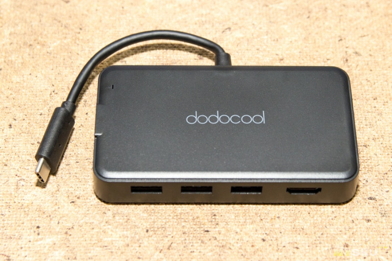 Мультифункциональный USB Type-C хаб dodocool 7 в 1