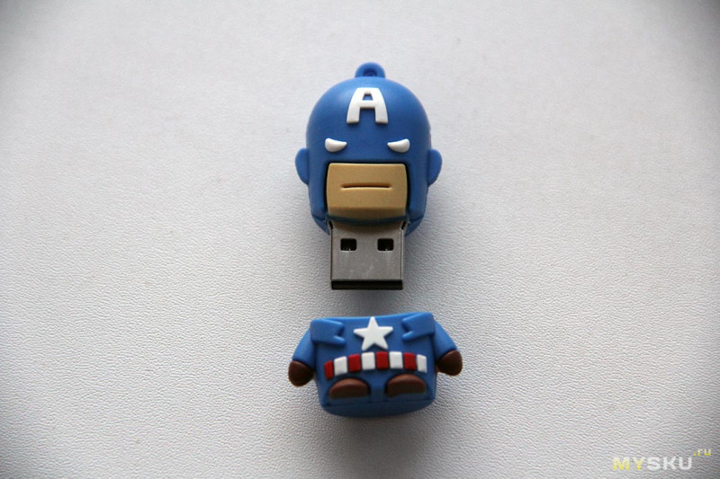 Флэшка-игрушка Капитан Америка на 32 Гб, или просто Алёшка