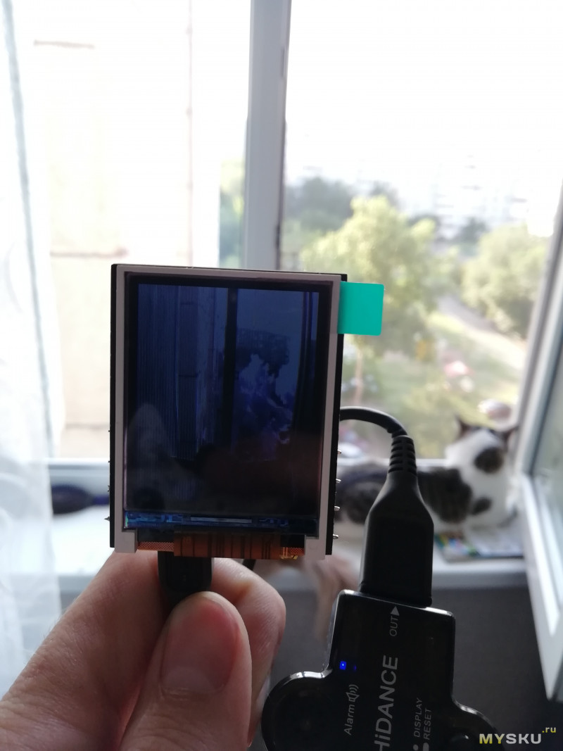 LCD-шилд для OpenMV своими руками