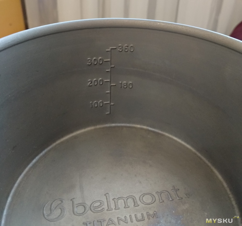 Титановая туристическая миска Belmont Titanium Sierra Cup Deep 480FH ( BM327 )