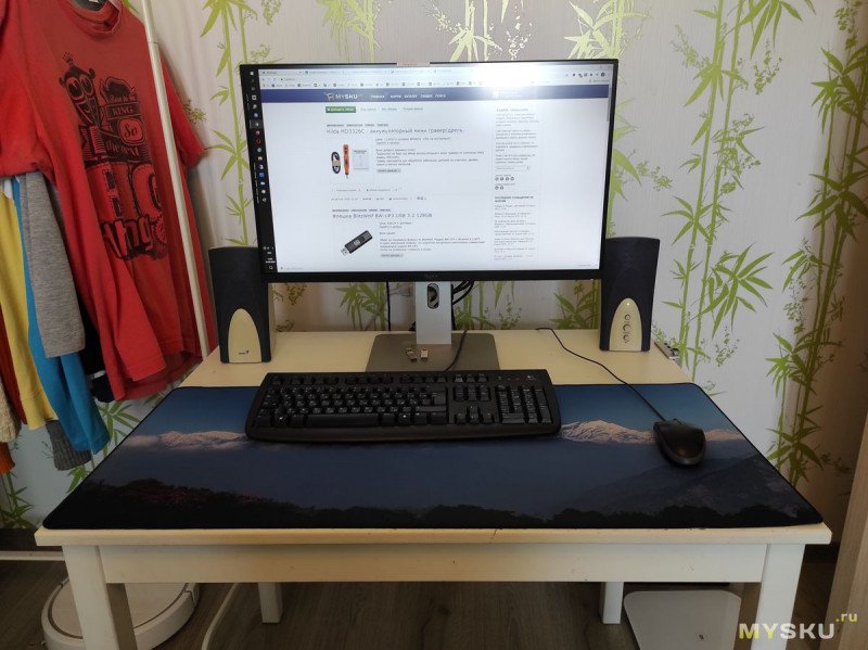 Гигантский коврик для мыши/клавиатуры/рук с вашим принтом (размеры до 900x400x4)