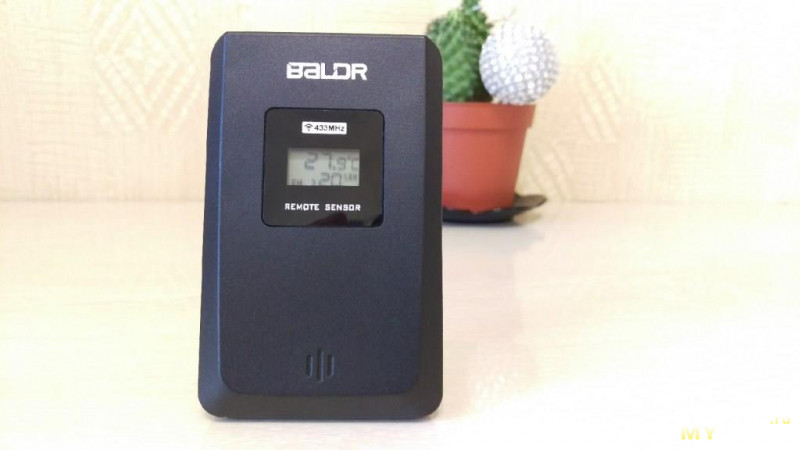 Беспроводной цифровой термометр baldr с ЖК дисплеем.