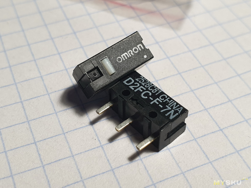 OMRON Micro Switch D2FC-F-7N. Реанимация захворавшего грызуна.