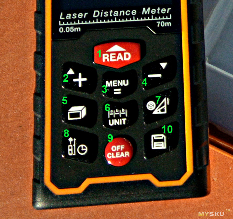 Лазерный дальномер RZAS50 - не брендовый, но в работе удобный
