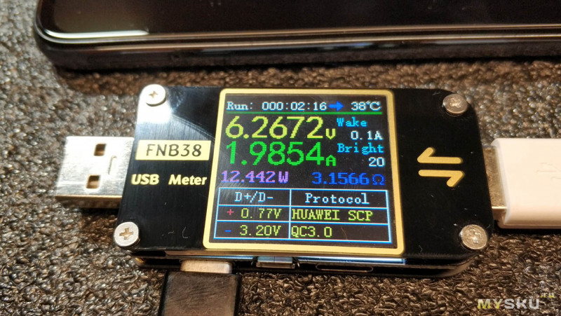 USB-тестер Fnirsi FNB38 - Топ за свои деньги. Обновляем прошивку до версии 1.30.