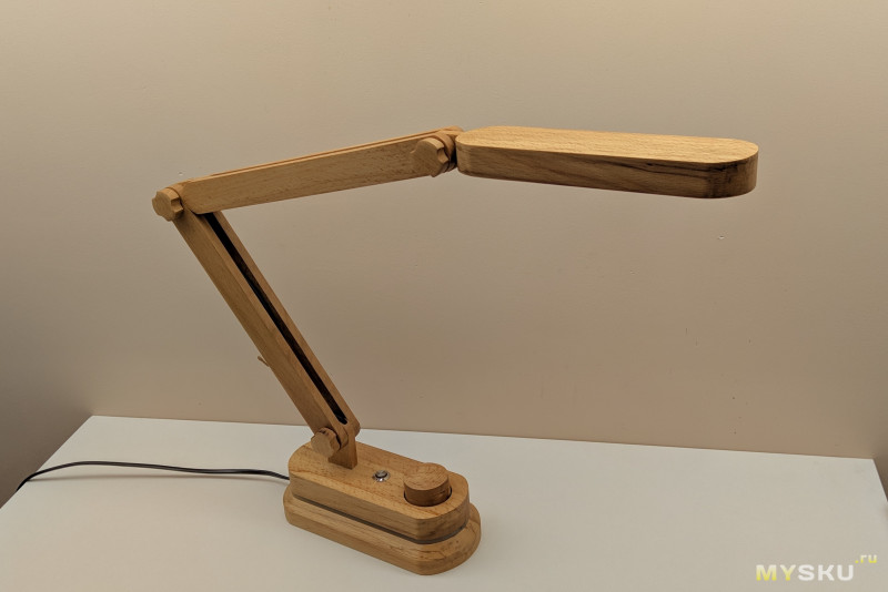DIY настольная лампа, настоящий теплый и ламповый проект