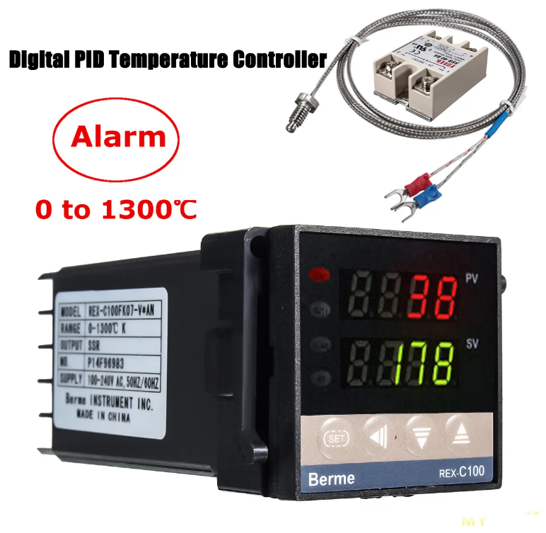 Цифровой контроллер температуры REX-C100. .69