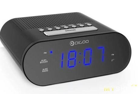DIGOO светодиодный смарт-будильник с цифровым дисплеем и FM-радио за .48
