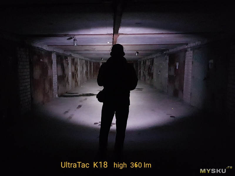 UltraTac K18 SS AAA 10440 фонарик + AceBeam 10440 аккумулятор