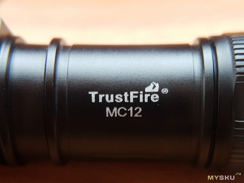 Фонарик налобный TrustFire MC12 с питанием от 16340