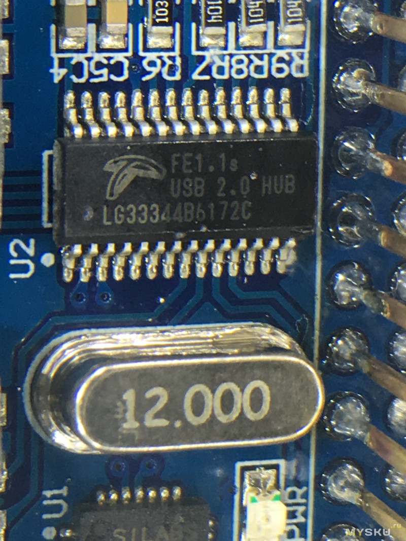 USB HUB-HAT это четырёхпортовый USB хаб для  Raspberry pi
