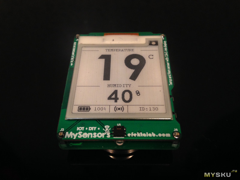 ARDUINO Термометр & гигрометр с E-INK на nRF52 - или то чего еще не выпустили производители.