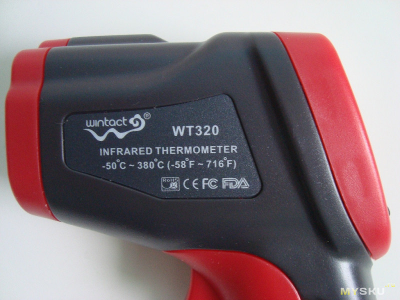 Бесконтактный термометр WINTACT WT320