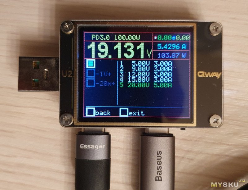 Кабель Essager EXCT2-MPG1 USB 3.1 Gen 2 (10 Гбит/с) 100 Вт - дежавю?