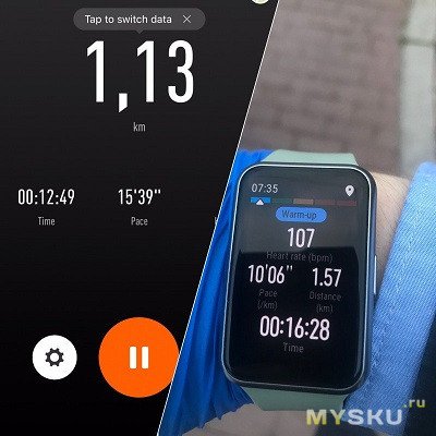 Смарт-часы Huawei Watch Fit: фитнес-тренер на руке