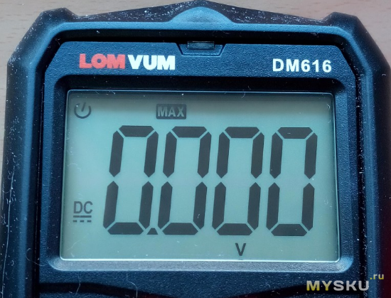Доработка мультиметра LOMVUM DM616. Расширенный функционал (Range, Max, Min, Rel).